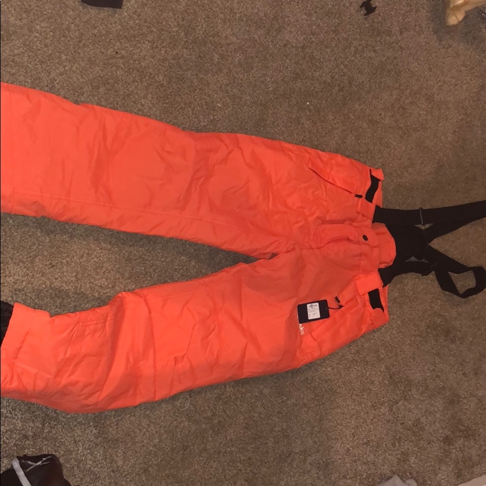 Coral snow pants!!!
